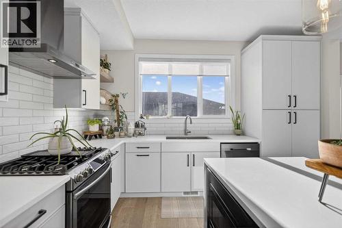 Kitchen - 35 Wolf Hollow Park Se, Calgary, AB - Indoor Photo Showing Kitchen With Upgraded Kitchen