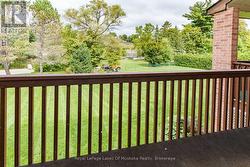 PVT balcony with Muskoka River views - 