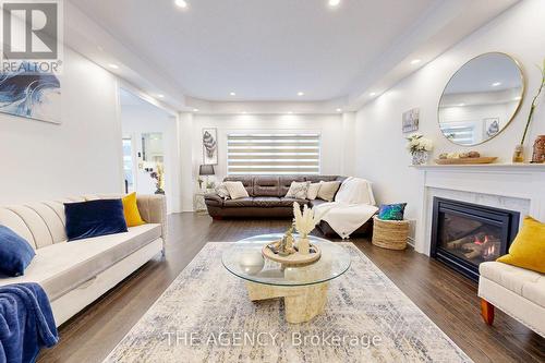 229 Andrews Trail, Milton, ON - Indoor Photo Showing Living Room With Fireplace