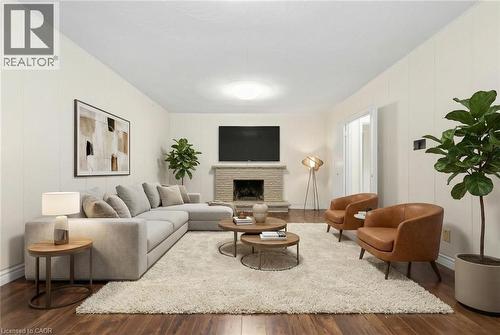 145 Wolfdale Avenue, Oakville, ON - Indoor Photo Showing Living Room With Fireplace