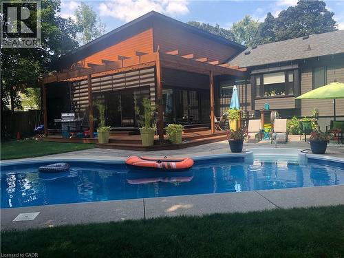 272 Goodram Drive, Burlington, ON - Outdoor With In Ground Pool With Deck Patio Veranda