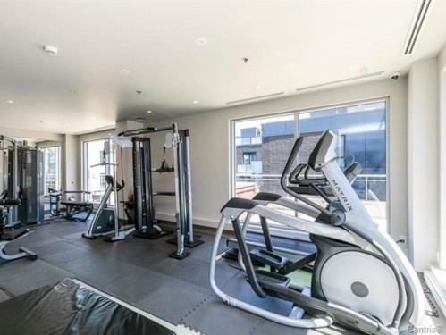 Salle d'exercice - 502-1181 Rue Bishop, Montréal (Ville-Marie), QC - Indoor Photo Showing Gym Room