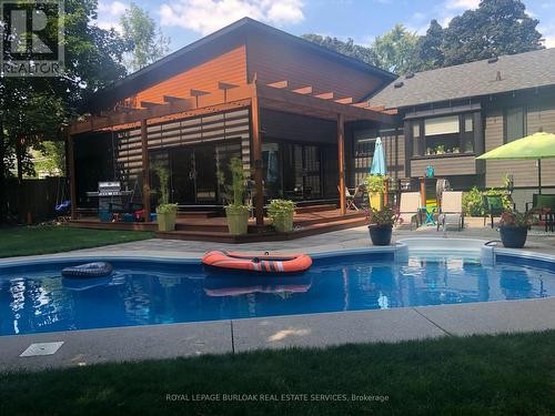 272 Goodram Drive, Burlington, ON - Outdoor With In Ground Pool With Deck Patio Veranda