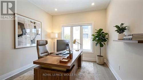 Virtually Staged - 163 Redtail Street, Kitchener, ON - Indoor Photo Showing Office
