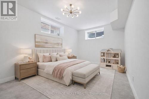 Virtually Staged - 163 Redtail Street, Kitchener, ON - Indoor Photo Showing Bedroom