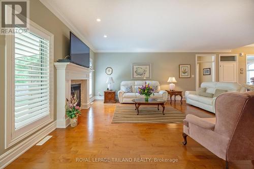 2285 Lilac Avenue, London South (South K), ON - Indoor Photo Showing Living Room With Fireplace