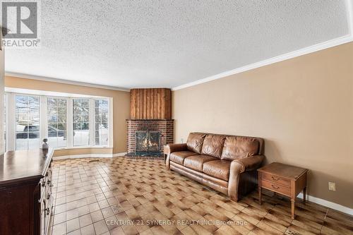 2414 Joliffe Street, Ottawa, ON - Indoor Photo Showing Living Room With Fireplace