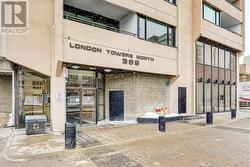 Front of building during winter - 