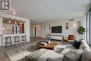 Virtually Staged Living Room - 1705 - 389 Dundas Street W, London East (East K), ON  - Indoor Photo Showing Living Room 