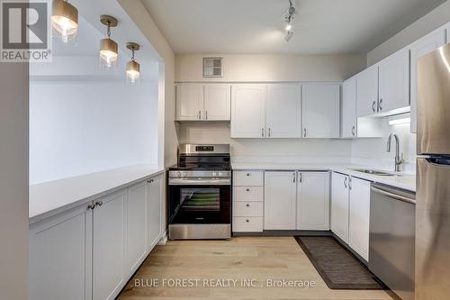 Renovated Kitchen - 1705 - 389 Dundas Street W, London East (East K), ON - Indoor Photo Showing Kitchen