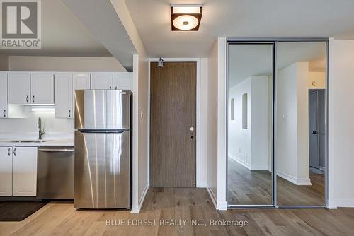 Renovated Kitchen & Front Door - 1705 - 389 Dundas Street W, London East (East K), ON - Indoor Photo Showing Kitchen With Stainless Steel Kitchen