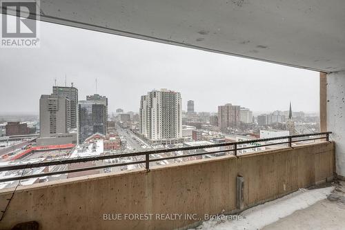 Winter Views On Grey Days - 1705 - 389 Dundas Street W, London East (East K), ON - Outdoor