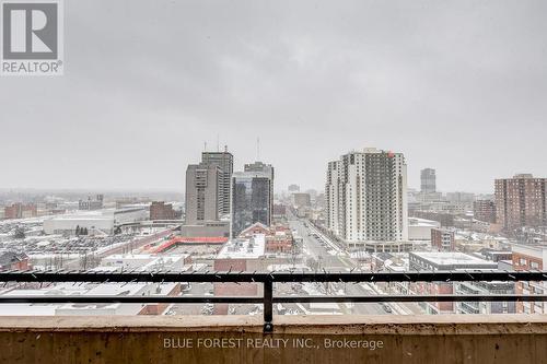 Winter Views On Grey Days - 1705 - 389 Dundas Street W, London East (East K), ON - Outdoor With View