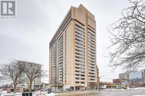 Building In the winter - 1705 - 389 Dundas Street W, London East (East K), ON - Outdoor With Balcony With Facade