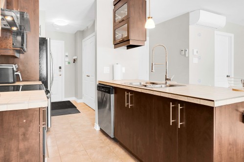 Kitchen - 345 Ch. Valanza, Piedmont, QC - Indoor Photo Showing Kitchen With Double Sink