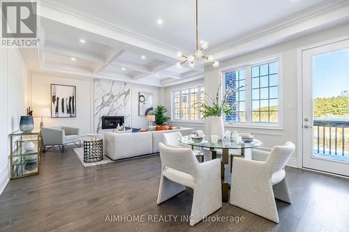 122 Scrivener Drive, Aurora, ON - Indoor With Fireplace