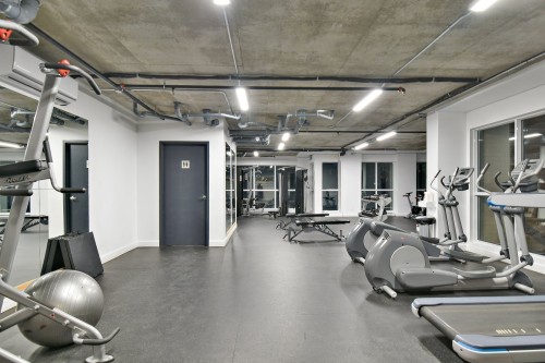 Exercise Room - 105-8115 Boul. St-Laurent, Brossard, QC - Indoor Photo Showing Gym Room