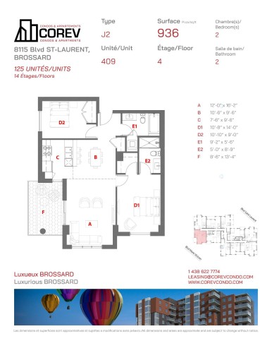 Overall view - 409-8115 Boul. St-Laurent, Brossard, QC - Other