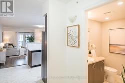 super convenient powder room for guests - 