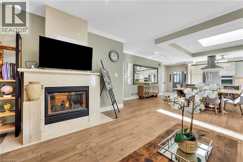 600 Henderson Drive, Aurora, ON - Indoor Photo Showing Living Room With Fireplace