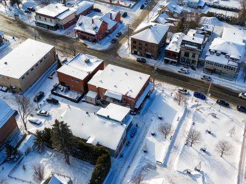 Aerial View - 5164  - 5176 Rue Foster, Waterloo, QC - Outdoor With View