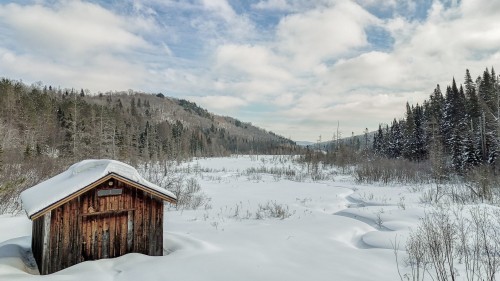 Remise - 2216 Mtée Sauvage, Saint-Adolphe-D'Howard, QC - Outdoor With View