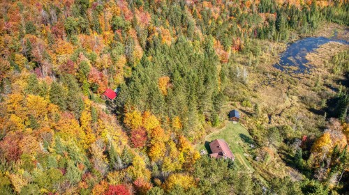 Photo aérienne - 2216 Mtée Sauvage, Saint-Adolphe-D'Howard, QC - Outdoor With View