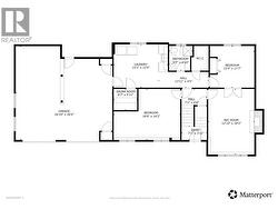 Upper level floor plan - 