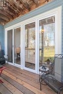 Walk-out to porch and backyard from livingroom - 