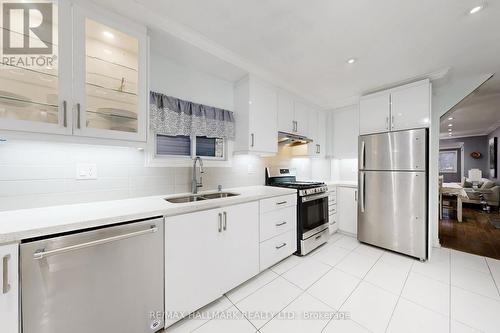 4 King Edward Avenue, Toronto, ON - Indoor Photo Showing Kitchen With Double Sink