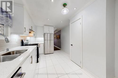 4 King Edward Avenue, Toronto, ON - Indoor Photo Showing Kitchen With Double Sink