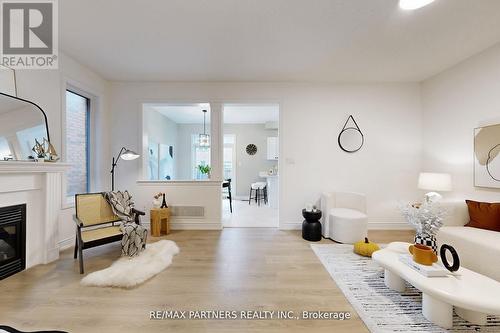 29 Robert Osprey Drive, Markham, ON - Indoor Photo Showing Living Room With Fireplace