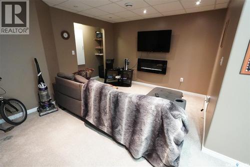 4514 Harbour Village Way, Regina, SK - Indoor With Fireplace