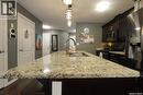 4514 Harbour Village Way, Regina, SK  - Indoor Photo Showing Kitchen With Double Sink With Upgraded Kitchen 