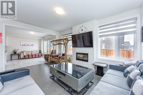 66 Minnock Street, Caledon, ON - Indoor Photo Showing Living Room With Fireplace