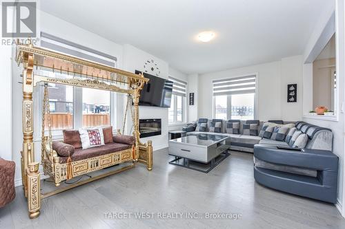 66 Minnock Street, Caledon, ON - Indoor Photo Showing Living Room With Fireplace