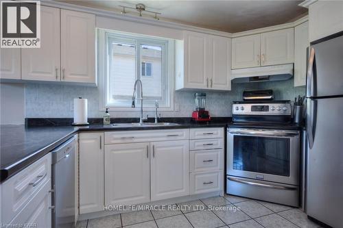 352 Bankside Drive, Kitchener, ON - Indoor Photo Showing Kitchen With Stainless Steel Kitchen
