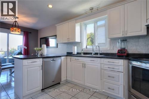 352 Bankside Drive, Kitchener, ON - Indoor Photo Showing Kitchen With Stainless Steel Kitchen With Double Sink