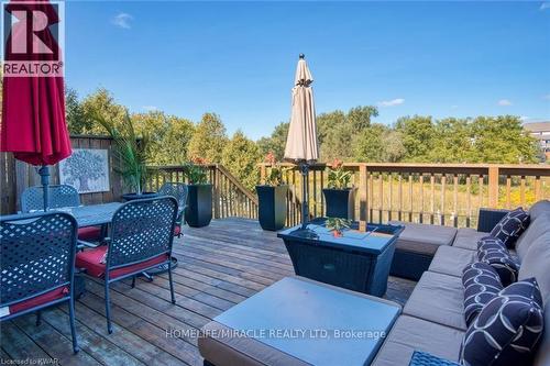 352 Bankside Drive, Kitchener, ON - Outdoor With Deck Patio Veranda