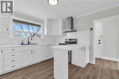220 Bruce Street, Kitchener, ON - Indoor Photo Showing Kitchen With Upgraded Kitchen