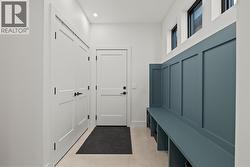 Mudroom with garage access - 