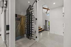 Glass-Enclosed Wine Cabinet - 