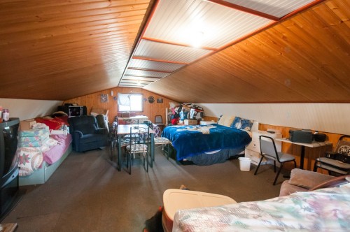 Garage - 200 Rg Des Cyprès, Saint-Sylvère, QC - Indoor Photo Showing Bedroom