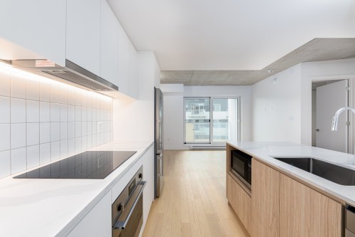 Kitchen - 1408-100 Rue Murray, Montréal (Le Sud-Ouest), QC - Indoor Photo Showing Kitchen With Upgraded Kitchen