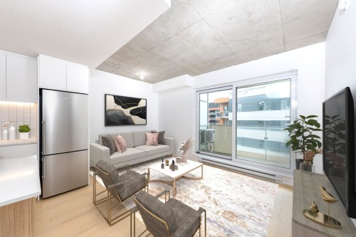 Living room - 1408-100 Rue Murray, Montréal (Le Sud-Ouest), QC - Indoor Photo Showing Living Room