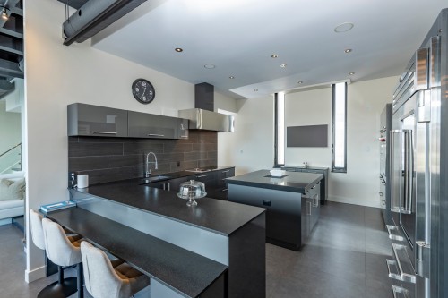 Cuisine - Ph-3-1455 Rue Sherbrooke O., Montréal (Ville-Marie), QC - Indoor Photo Showing Kitchen With Upgraded Kitchen