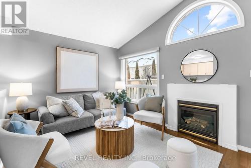 4 Howling Crescent, Ajax, ON - Indoor Photo Showing Living Room With Fireplace
