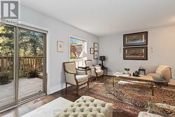 West facing Patio Doors and Living Room - 