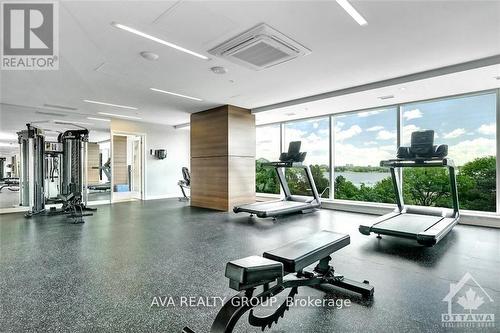 3308 - 805 Carling Ave Avenue W, Ottawa, ON - Indoor Photo Showing Gym Room