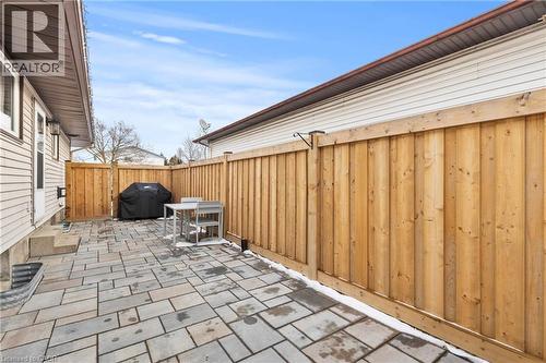 View of patio / terrace with a grill - 40 Bula Drive, St. Catharines, ON - Outdoor With Exterior